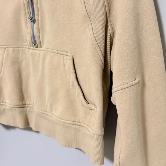 LULULEMON Scuba Oversized Half Zip Hoodie - Trench - Picture 5 of 7